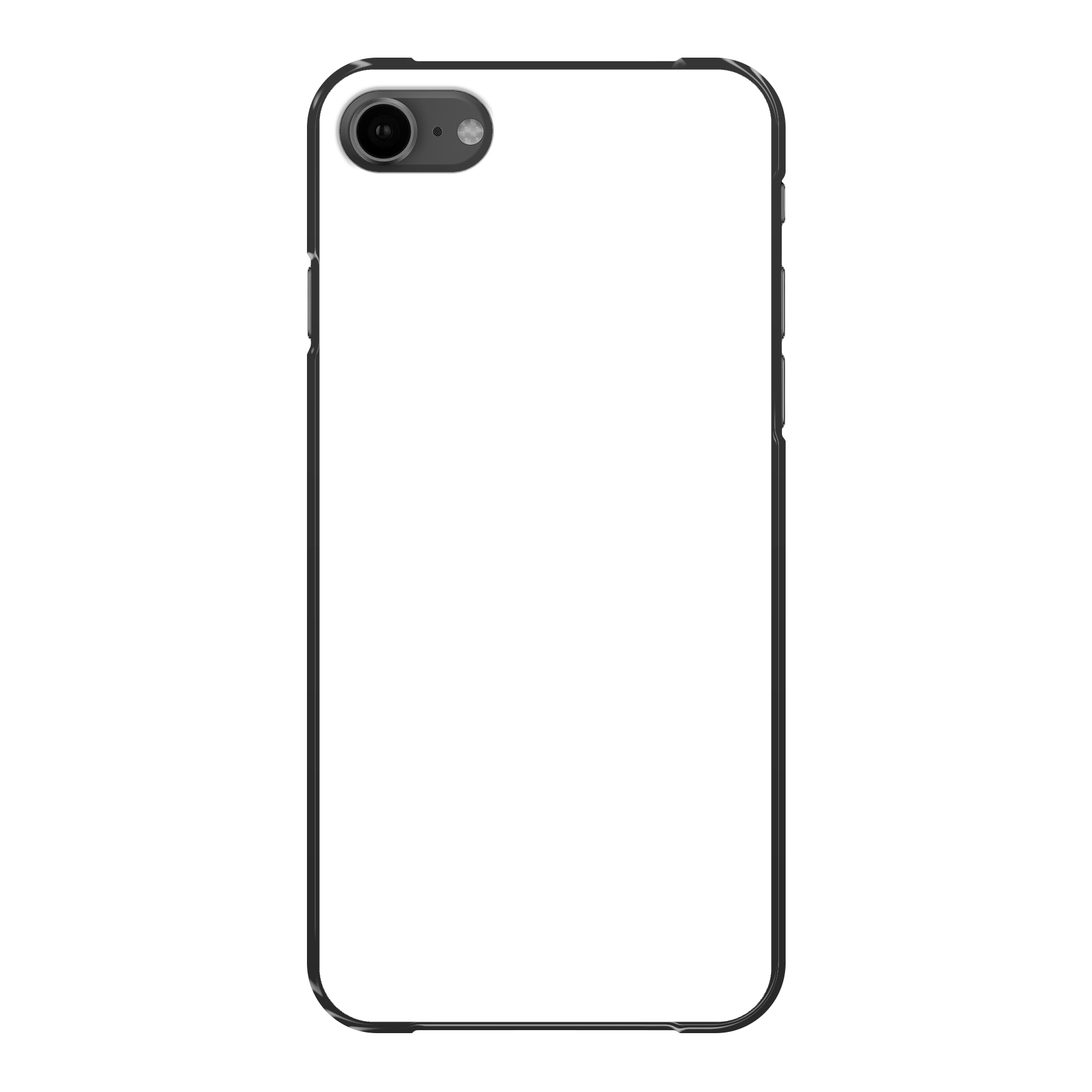 Apple iPhone 7 / 8 / SE (2020) / SE (2022) Hard case (back printed, black)
