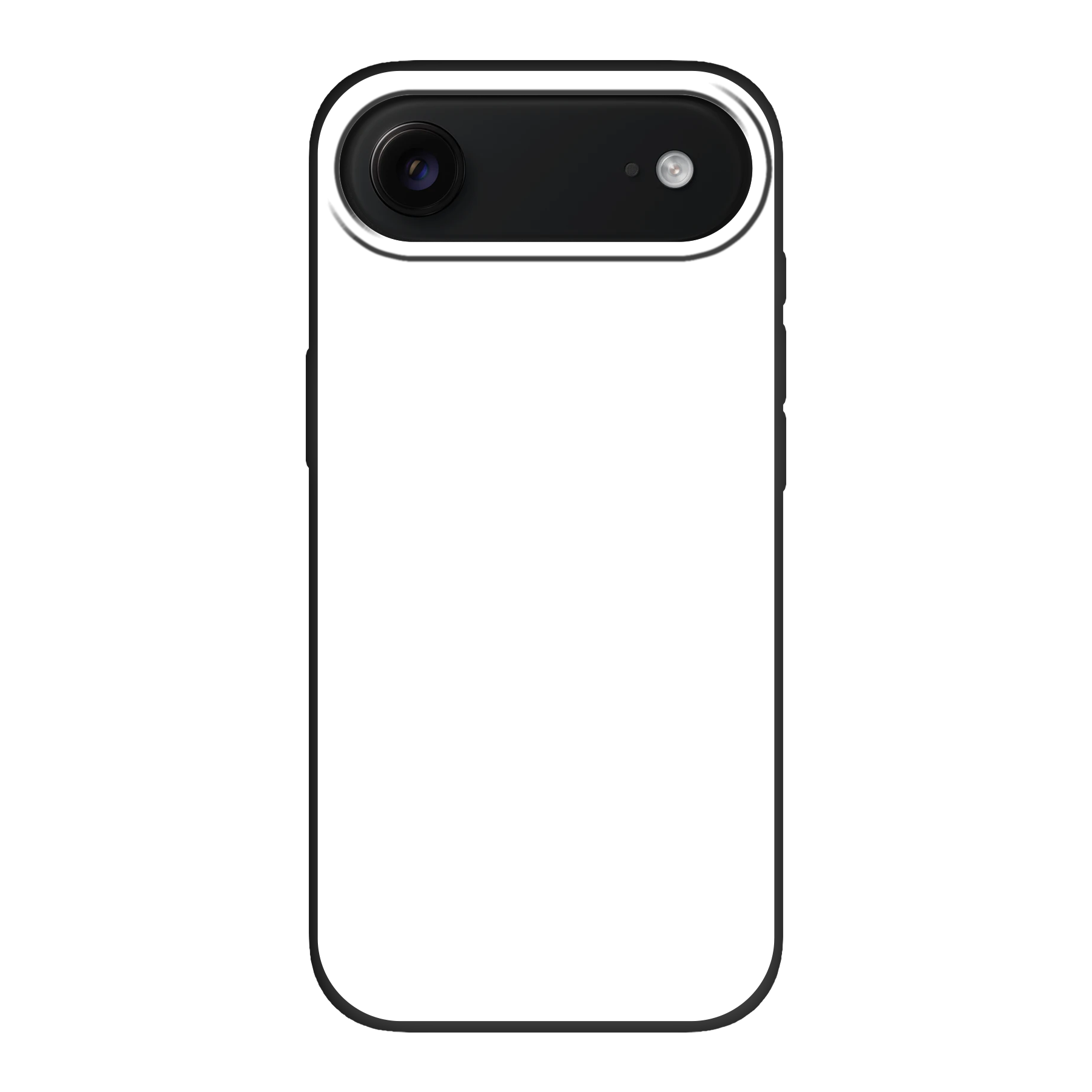 Apple iPhone Air Biodegradable case (back printed, black)