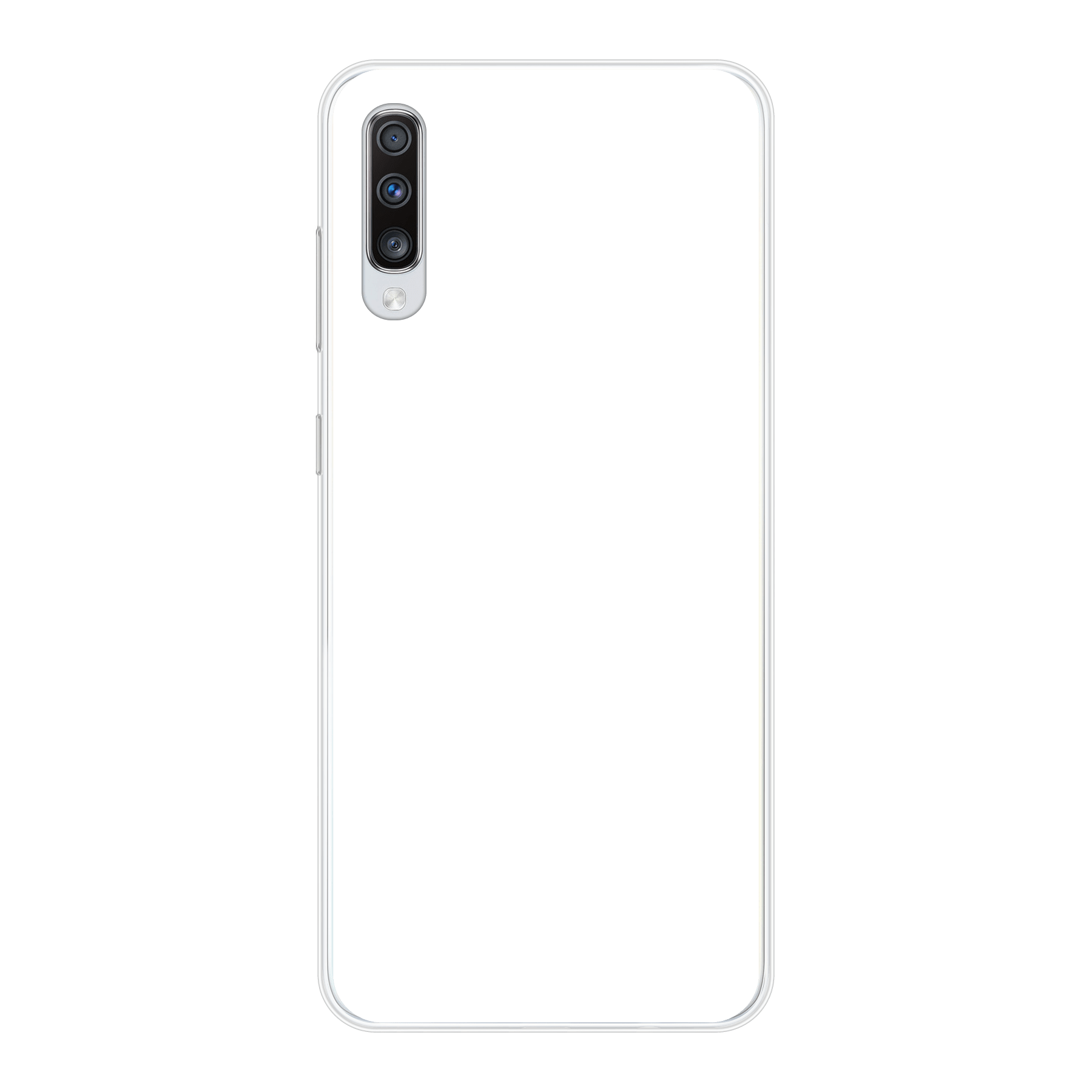 Samsung Galaxy A70 Soft case (back printed, transparent)