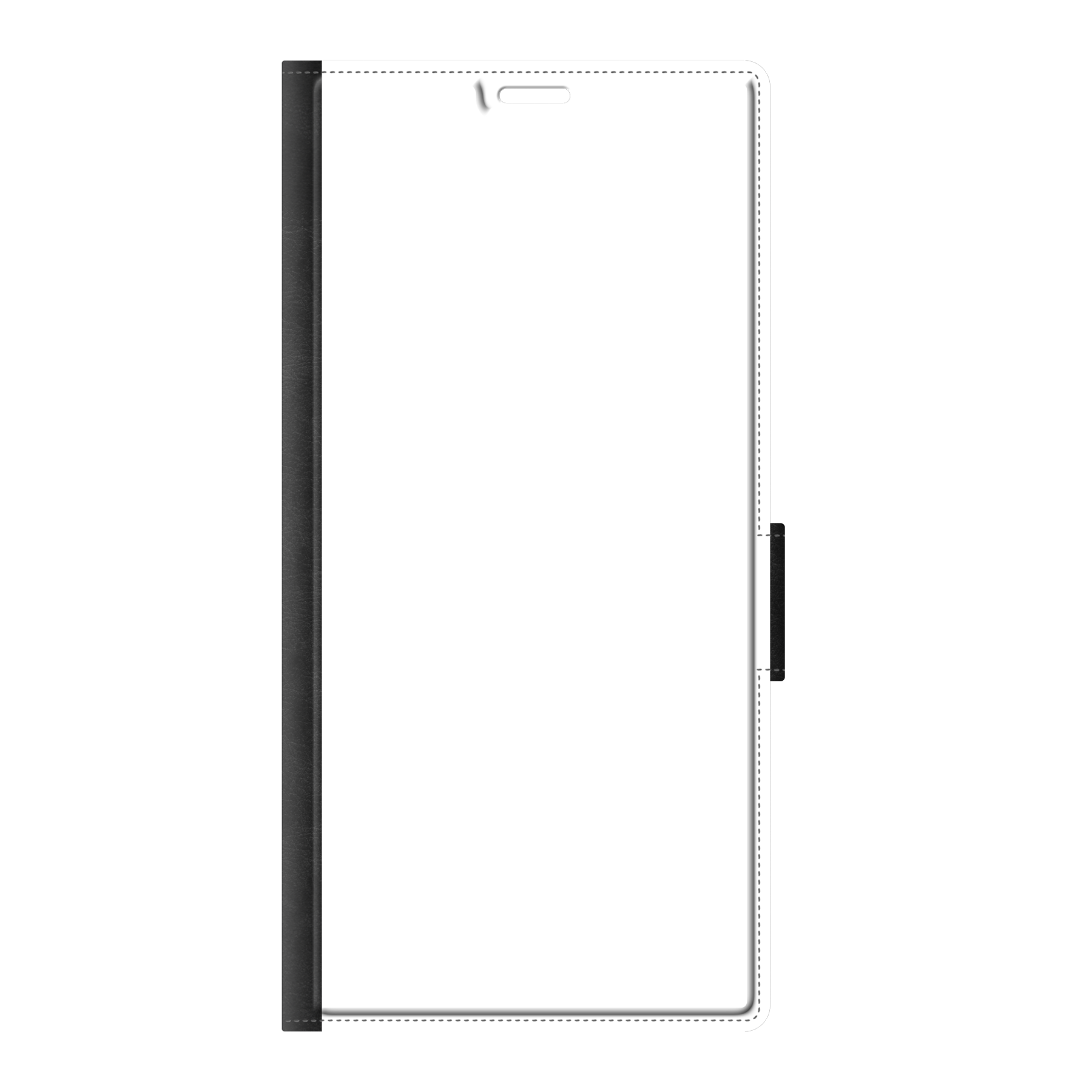 Samsung Galaxy S24 Ultra Wallet case (front printed, black)