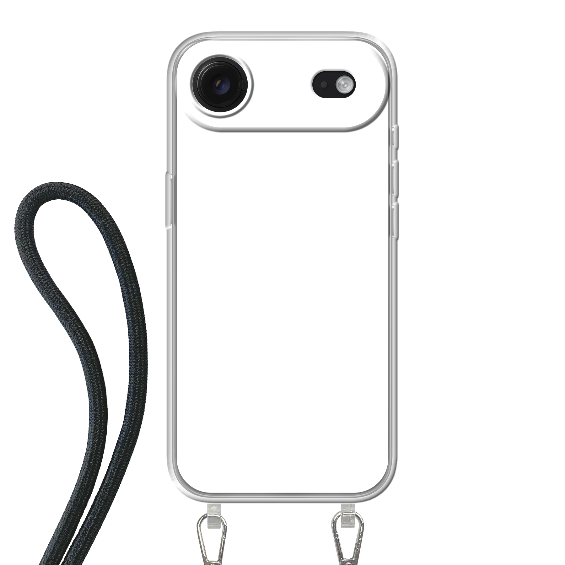 Apple iPhone Air Crossbody case (back printed, transparent)