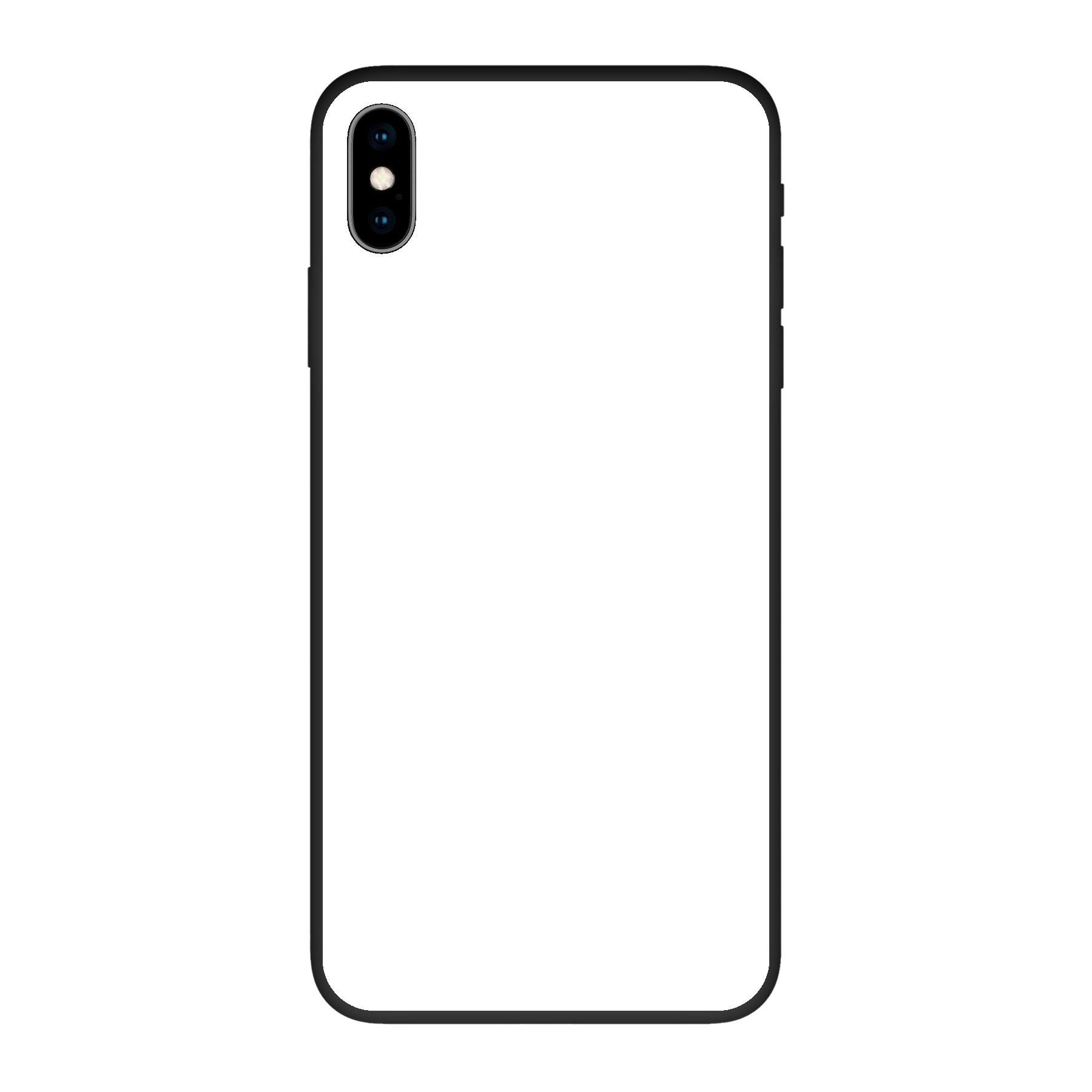 Apple iPhone Xs Max Biodegradable case (back printed, black)
