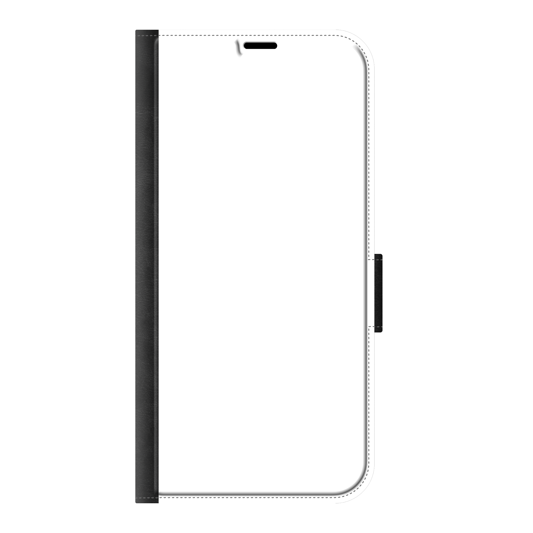 Samsung Galaxy A56 Wallet case (front printed, black)