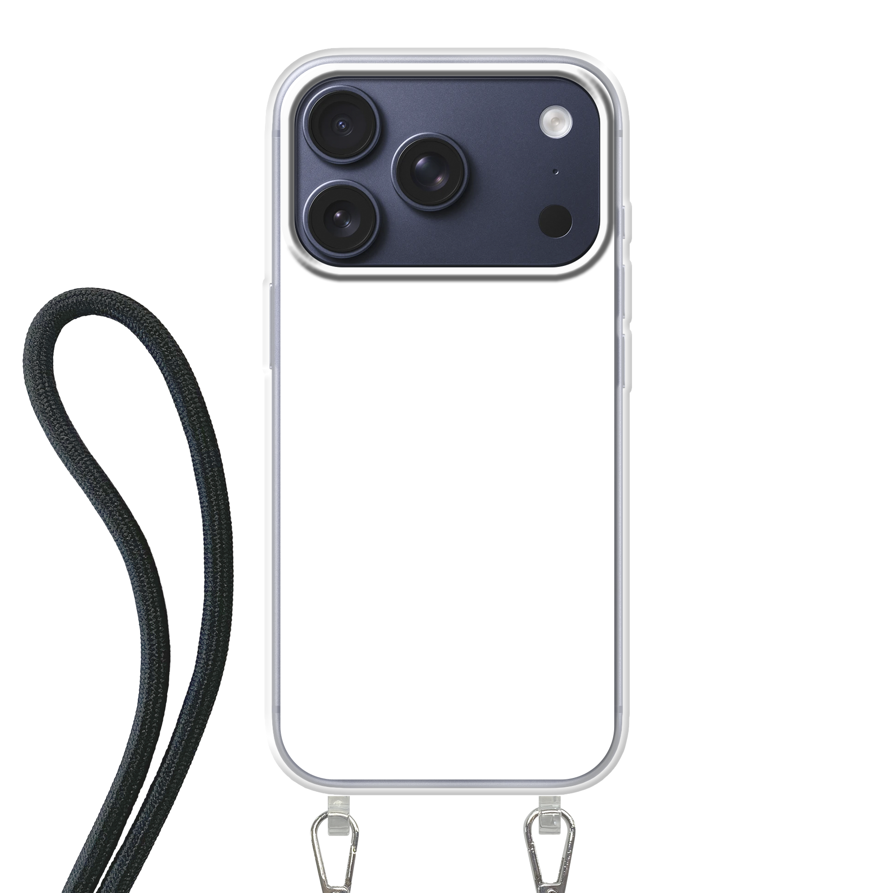 Apple iPhone 18 Pro Crossbody case (back printed, transparent)
