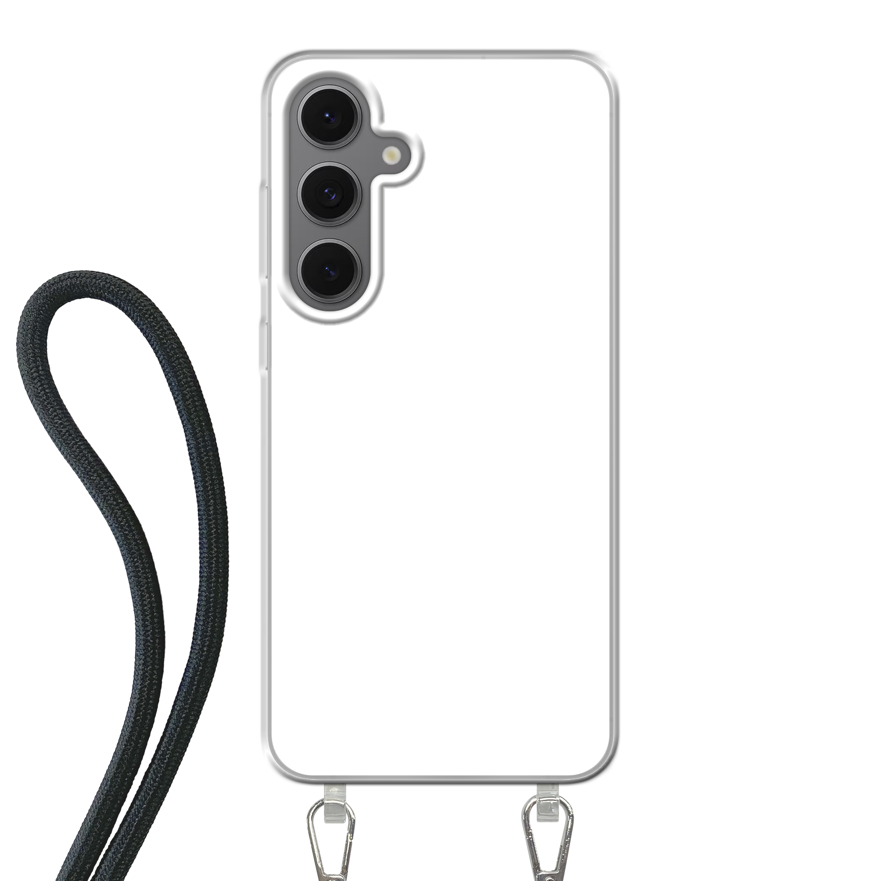 Samsung Galaxy S24 FE Crossbody case (back printed, transparent)