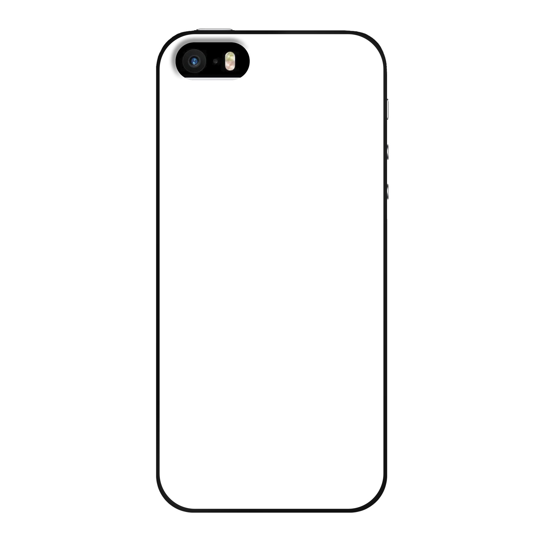Apple iPhone 5 / 5s / SE (2016) Soft case (back printed, black)