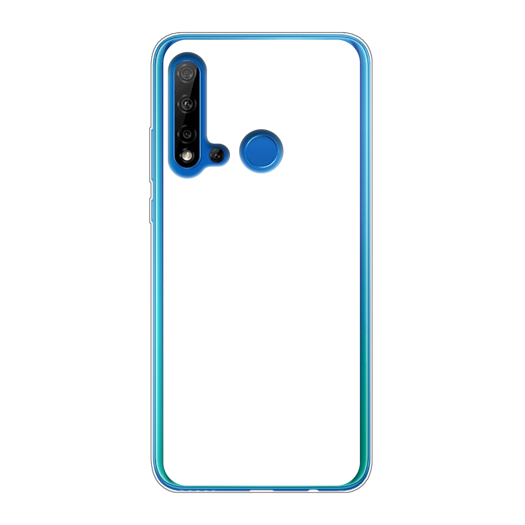 Huawei P20 Lite (2019) Soft case (back printed, transparent)