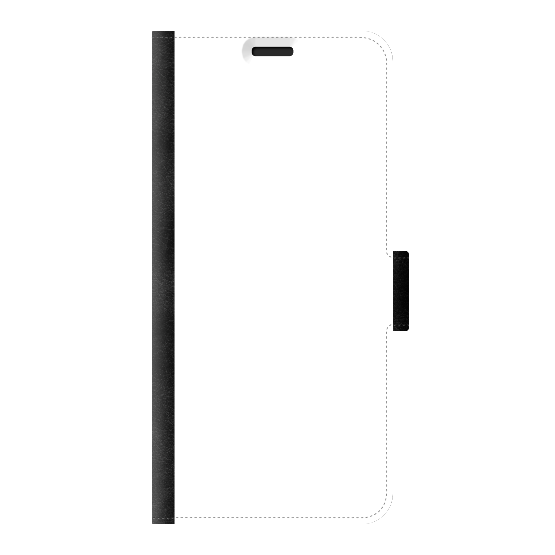 Samsung Galaxy S20 Ultra / Galaxy S20 Ultra 5G Wallet case (front printed, black)