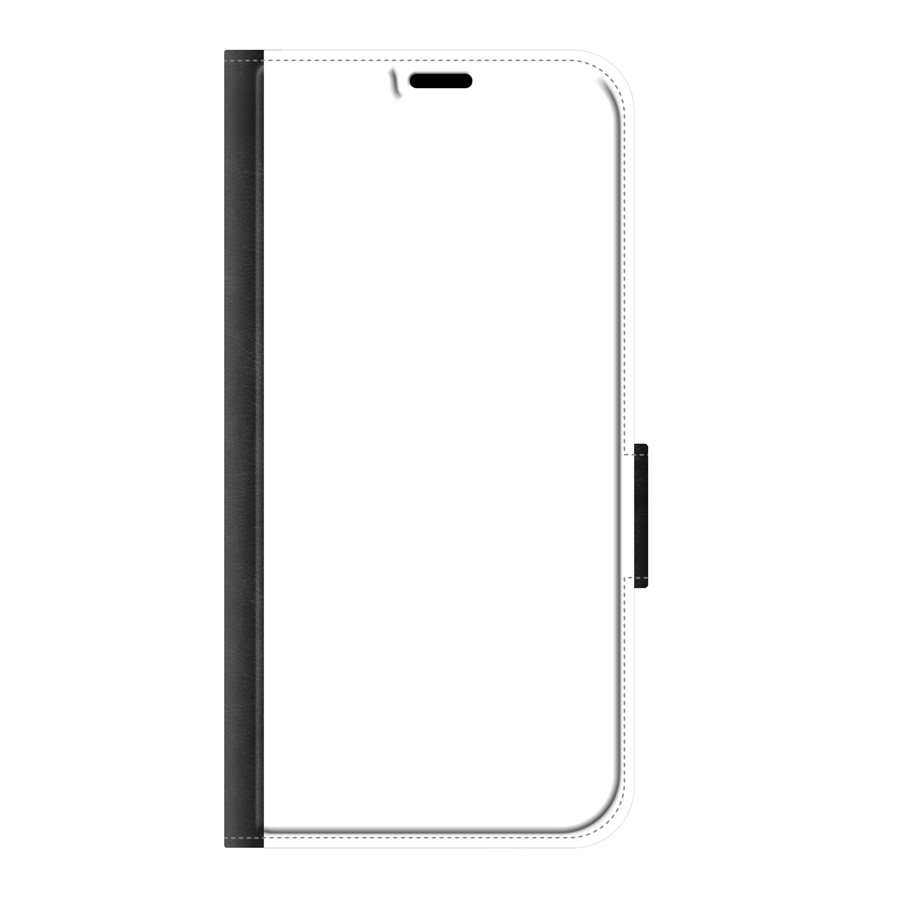 Samsung Galaxy S26 Wallet case (front printed, black)