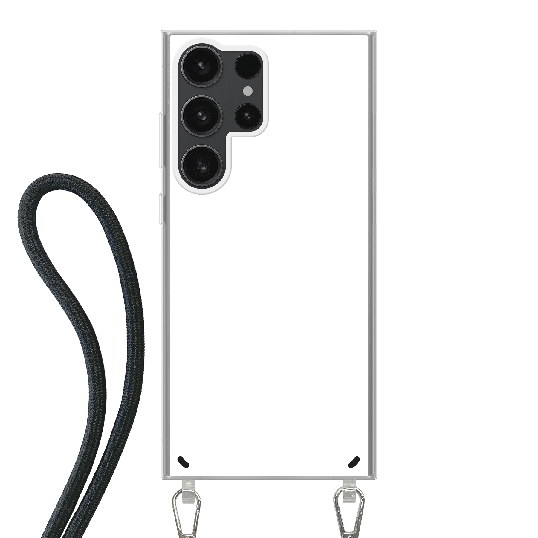 Samsung Galaxy S23 Ultra Crossbody case (back printed, transparent)