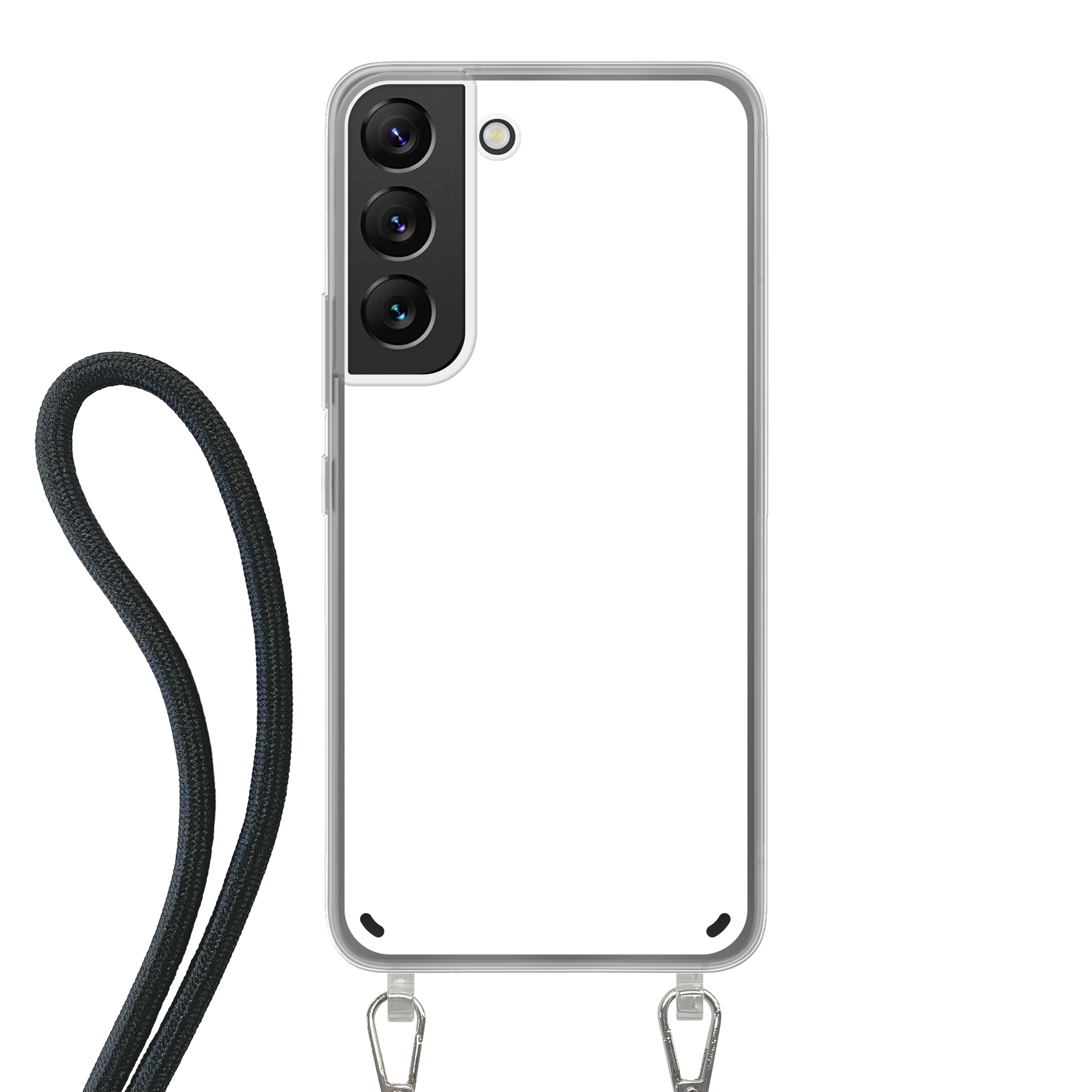 Samsung Galaxy S22 Crossbody case (back printed, transparent)