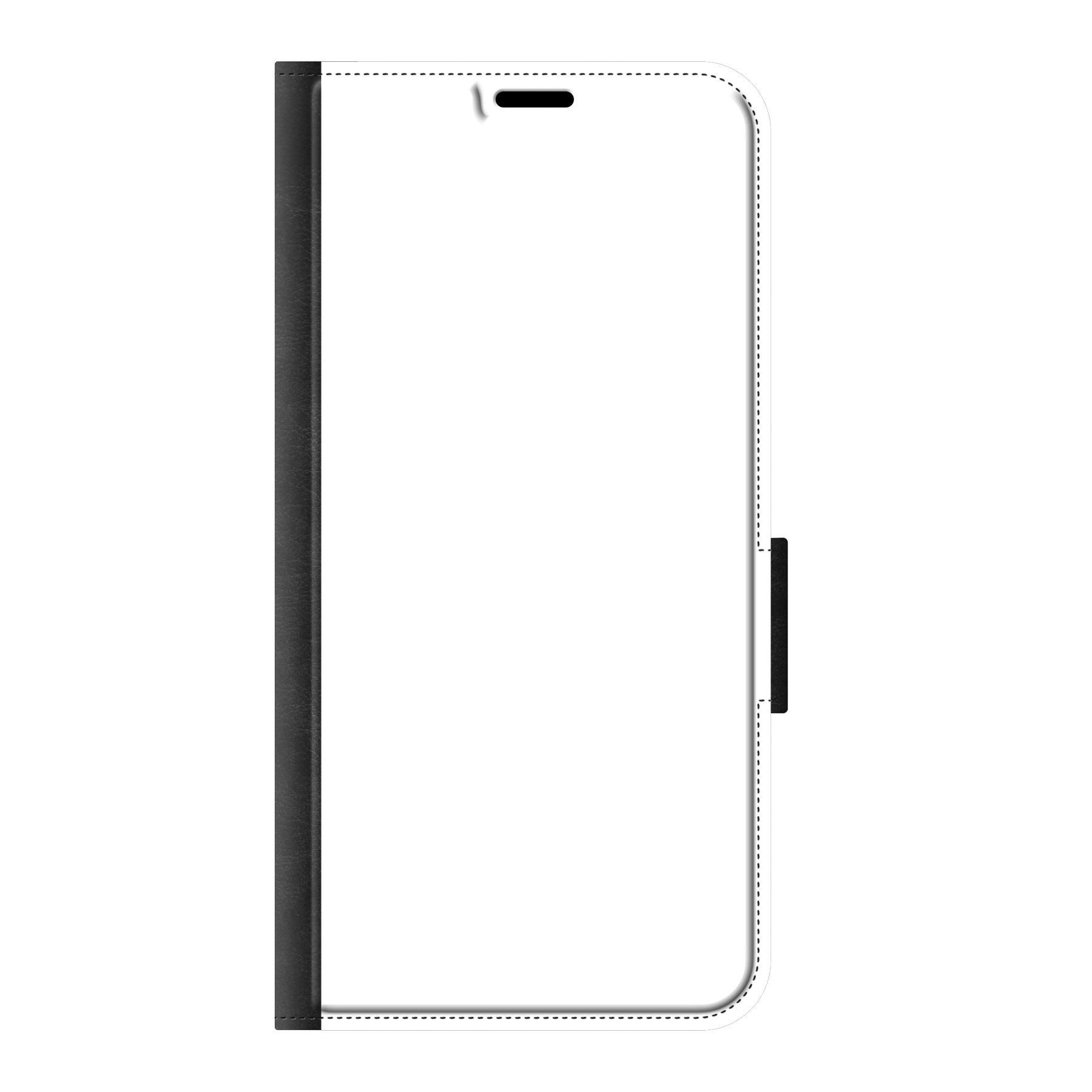 Apple iPhone 18 Pro Wallet case (front printed, black)