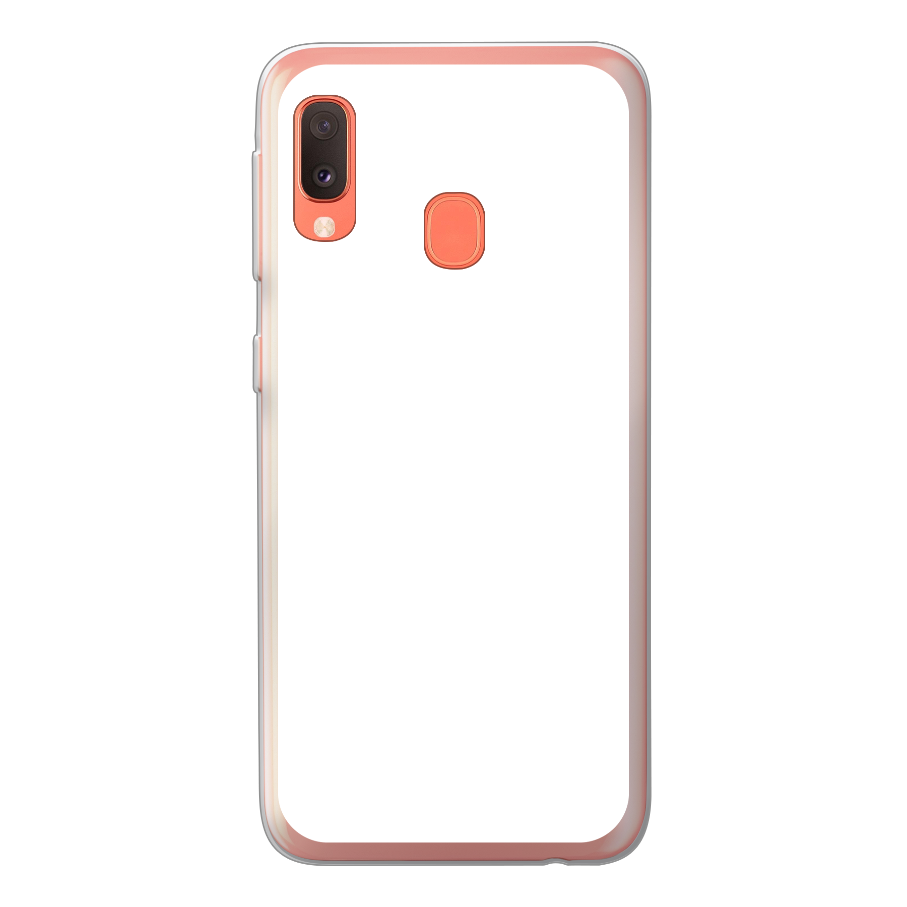 Samsung Galaxy A20e Soft case (back printed, transparent)