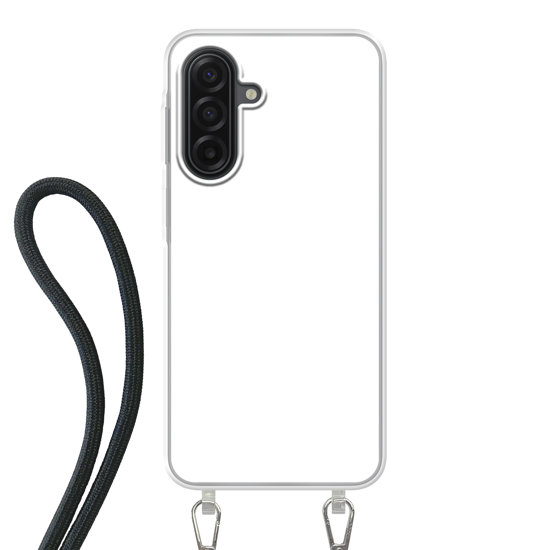 Samsung Galaxy A18 5G Crossbody case (back printed, transparent) 
