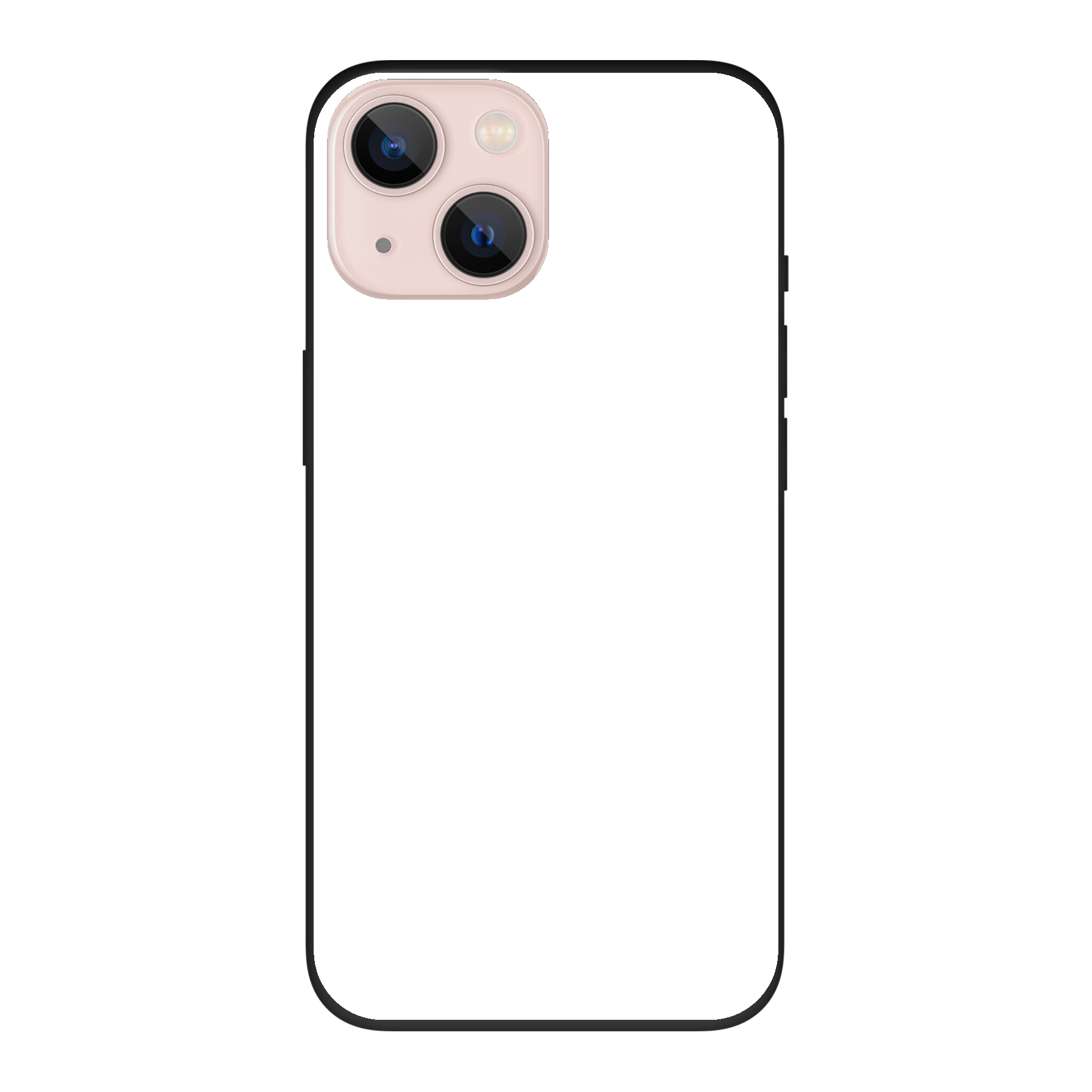 Apple iPhone 13 Biodegradable case (back printed, black)