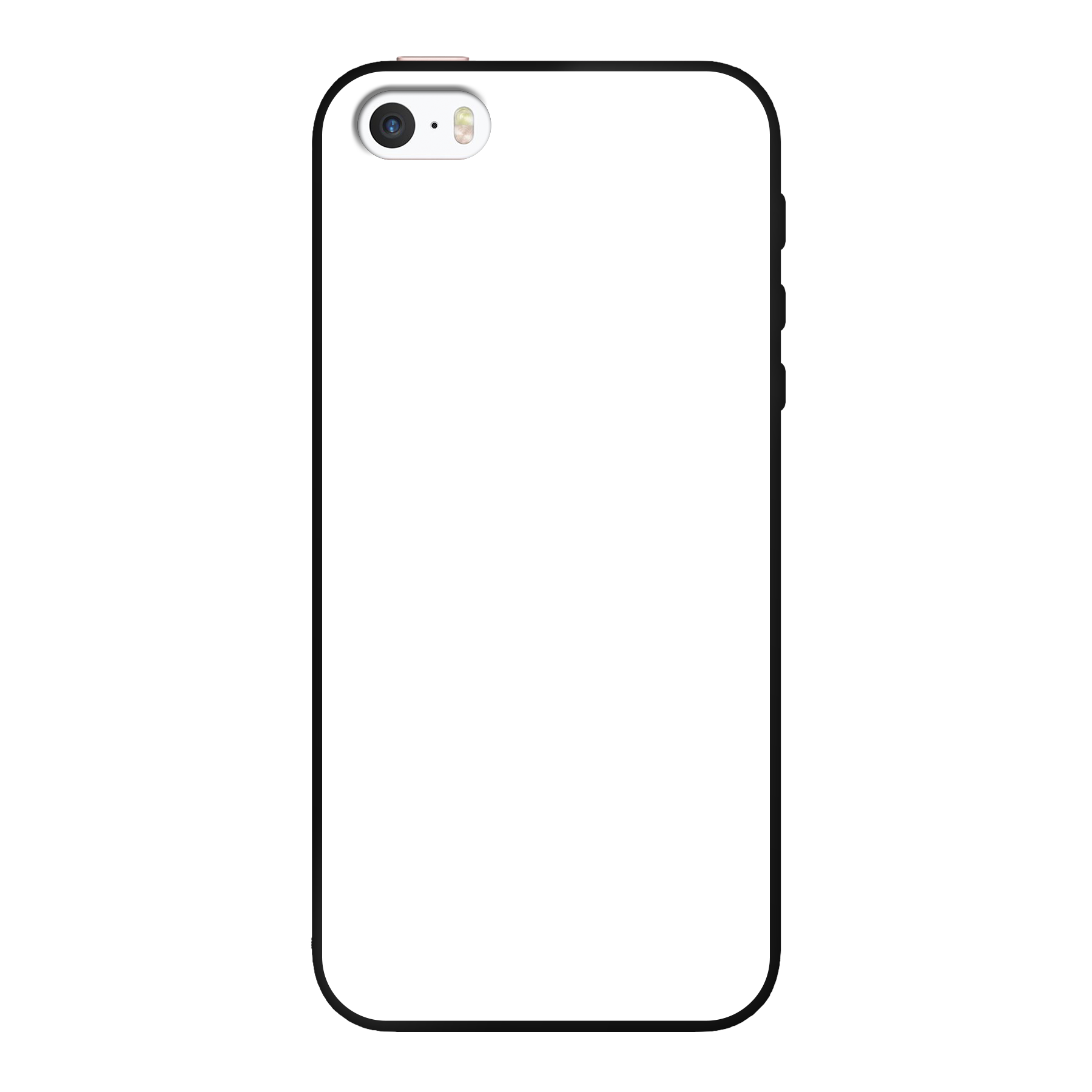 Apple iPhone 5 / 5s / SE (2016) Hard case (back printed, black)