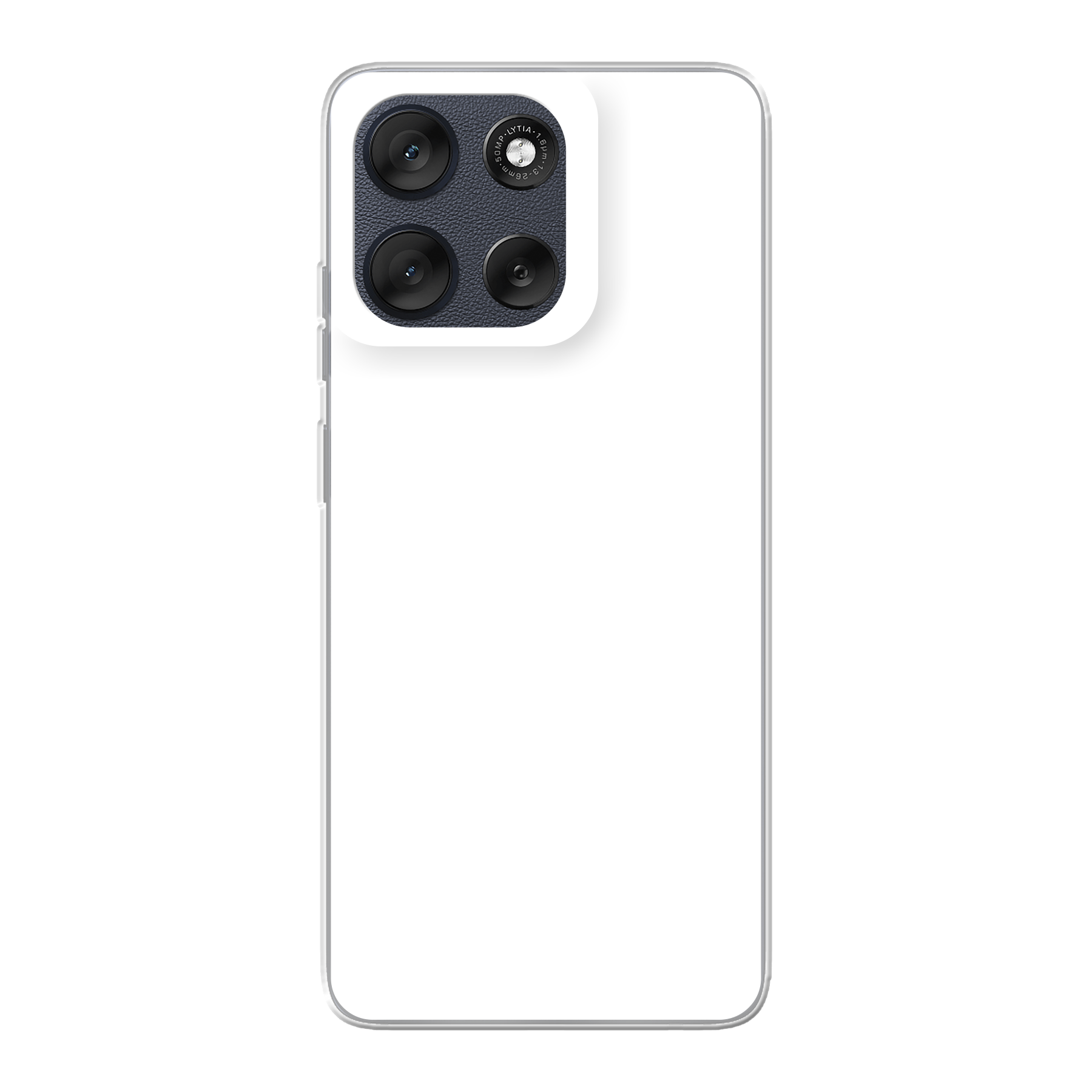 Motorola Moto G56 Soft case (back printed, transparent)